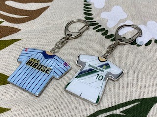 ユニフォームデザインキーホルダーミニサイズ画像
