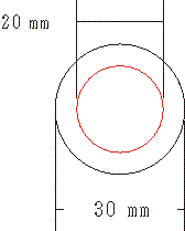 20mm冠バッチです